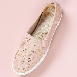 NIB Rifle Paper Co. Blush Floral Keds